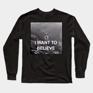 I Want to Believe Target Lock Long Sleeve T-Shirt